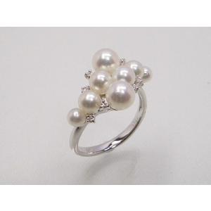 アコヤベビーパール リング《ダイヤモンド使用》