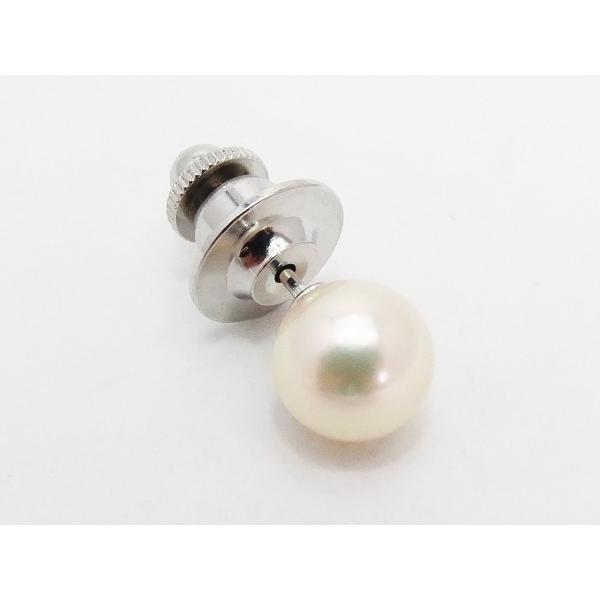 アコヤ真珠ピンブローチ（タイタック兼用）
