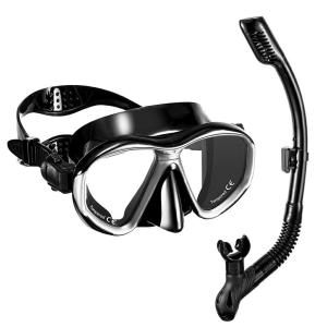 シュノーケル セット 男女兼用 潜水 最適なマスクとスノーケルの2点セット シュノーケル