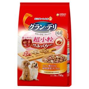 【お得な9個セット】ユニ・チャーム グラン・デリ ふっくら仕立て 食べやすい超小粒 750g ☆ペッ...