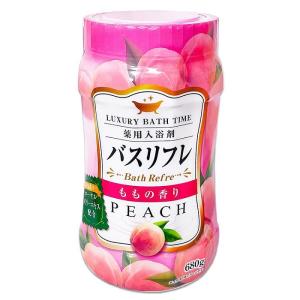 ライオンケミカル バスリフレ 薬用入浴剤 桃の香り 680g [医薬部外品] ※お取り寄せ商品