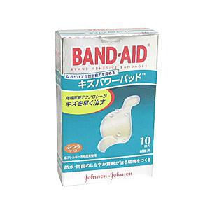 定形外郵便☆送料無料 ジョンソン・エンド・ジョンソン バンドエイドキズパワーパッド（ふつう）　10枚