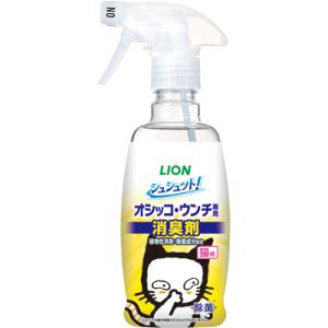 ライオンペット シュシュット！オシッコ・ウンチ専用 消臭剤 猫用 300ml ☆ペット用品 ※お取り寄せ商品｜mprice-shop