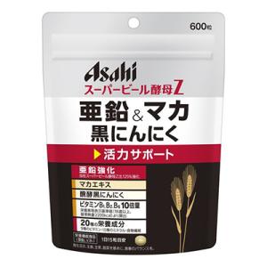 アサヒグループ食品 スーパービール酵母Z 亜鉛＆マカ 黒にんにく 600粒 ※お取り寄せ商品