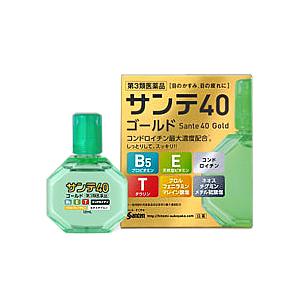 第3類医薬品 定形外郵便☆送料無料 参天製薬 サンテ４０ゴールド 12ml セルフメディケーション税制 対象品｜mprice-shop