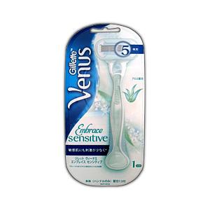 定形外郵便☆送料無料 なんと！あのＰ＆Ｇ ヴィーナス エンブレイスセンシティブホルダー1個（替刃1個...