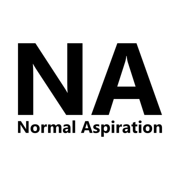 S. 149 NA Normal Aspiration（エヌエー）文字ステッカー　Sサイズ　カッティ...