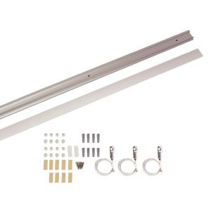 石膏ボード専用レールセット 2000mm ボール式白ワイヤー自在付 WRS200BW 福井金属工芸