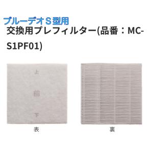 S型【フィルターのみ】マスクフジコー ブルーデオS型 交換用プレフィルター（ＭＣ-Ｓ101,Ｓ1）光除菌 空気消臭除菌装置｜mpsweb-store