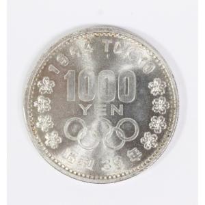 東京オリンピック記念1000円銀貨　昭和39年（1964）　東京五輪