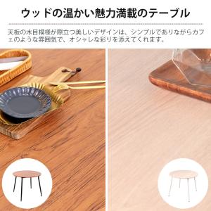 ダイニングテーブル 丸 80cm幅 テーブル ...の詳細画像2