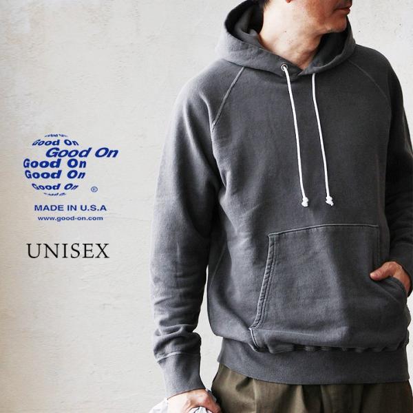 Good On グッドオン パーカー プルオーバー メンズ  ラグラン 米綿 綿100 裏パイル 裏...
