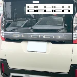 デリカミニ テールゲートエンブレム ガーニッシュ DELICA ロゴ