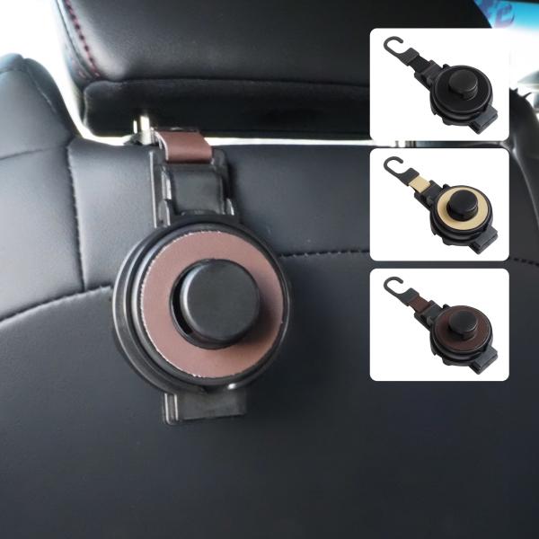 多機能 ヘッドレストフックカップホルダー 3in1 車用 後部座席 折りたたみ ドリンクホルダー ス...