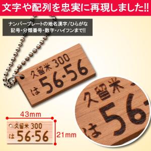 ナンバープレート キーホルダー キーチェーン ...の詳細画像1