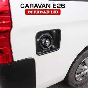 キャラバン E26 1型 2型 3型 クリア フューエル リッド カバー