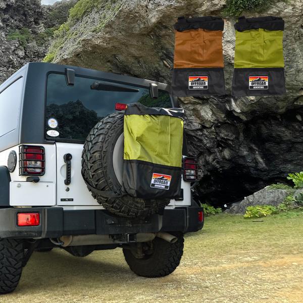 トラッシュボックス スペアタイヤバッグ キャンプ アウトドア 用品 ゴミ箱 ごみ箱 ダストボックス ...