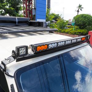 LEDライトバー ワークライト 110cm 240w 汎用 オフロード LED ライトバー 110cm 240W ホワイト アンバー 2色 ワークライト