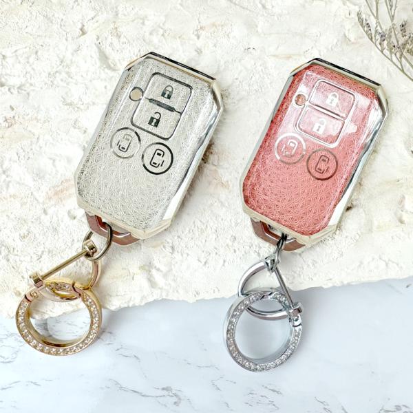 スズキ(マツダ) スマートキーケース スマートキーカバー キーリング セット 携帯リモコン スマピタ...