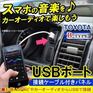 USBポート スイッチカバー 接続通信パネル トヨタBタイプ カーナビ オーディオ｜mr-store