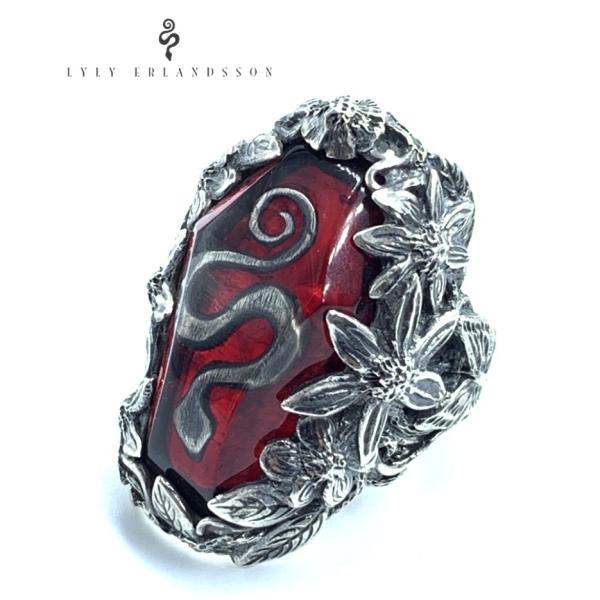 LYLY ERLANDSSON/リリーエルランドソン　リング　the LYLY ザ リリー red/...