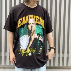 エミネム EMINEM S/S Tee ラップTシャツ アーティストTシャツ オフィシャル ブラック 黒 BLACK｜mr-vibes