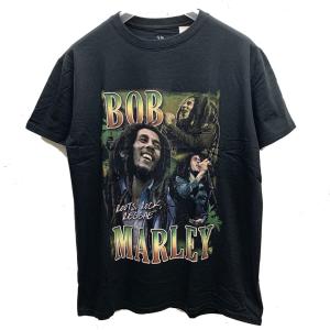 ボブマーリー BOB MARLEY ROOTS,ROCK.REGGAE S/S Tee アーティストTシャツ オフィシャル REGGAE レゲエ ブラック 黒 BLACK｜mr-vibes