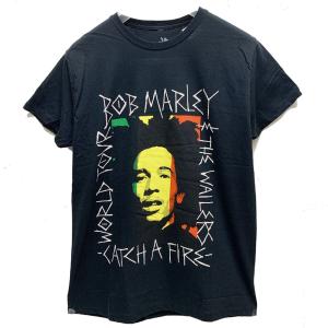 ボブマーリー BOB MARLEY RASTA SCRATCH S/S Tee アーティストTシャツ オフィシャル REGGAE レゲエ ブラック 黒 BLACK｜mr-vibes