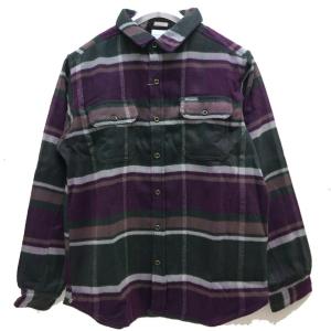 コロンビア COLUMBIA フランネルチェックシャツ DESCHUTES RIVER HEAVYWEIGHT FLANNEL SHIRT AE0036 パープル PURPLE 紫｜mr-vibes