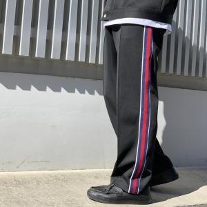 MNML ミニマル チェックパンツ ラインパンツ PLAID TRACK PANTS