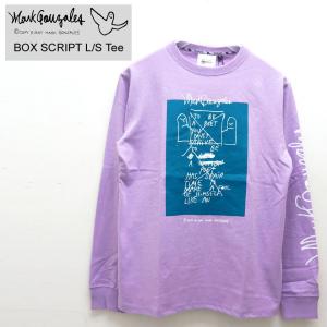 マークゴンザレス MARK GONZALES ロンT Tシャツ BOX SCRIPT L/S Tee 長袖 ホワイト 白 WHITE  2G7-4310｜mr-vibes