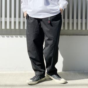 全2色 グラミチ GRAMICCI リゾートパンツ TC TWILL RESORT PANTS クライミングパンツ ブラック チャコール BLACK CHACOAL 黒 GMP4-SJP09｜mr-vibes