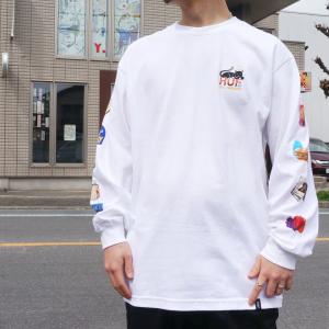 ハフ HUF ロンT BODEGA L/S Tee Tシャツ 長袖 ホワイト 白 WHITE｜mr-vibes