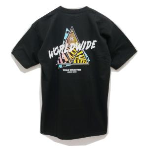 ハフ HUF Tシャツ RADICAL TRIPLE TRIANGLE S/S Tee ブラック 黒 BLACK 半袖 トリプルトライアングル｜mr-vibes