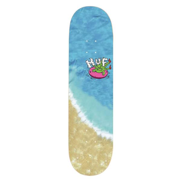 ハフ HUF デッキ GREEN BUDDY SLICK DECK スケボー 板 トラック スケート...