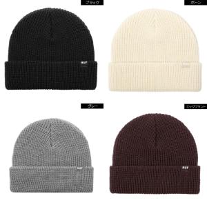 ハフ HUF ビーニー ニットキャップ ニット帽 HUF SET USUAL BEANIE ブラック...