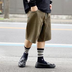 HUF ハフ ショートパンツ デニムショーツ CROMER SHORT DENIM バギー 