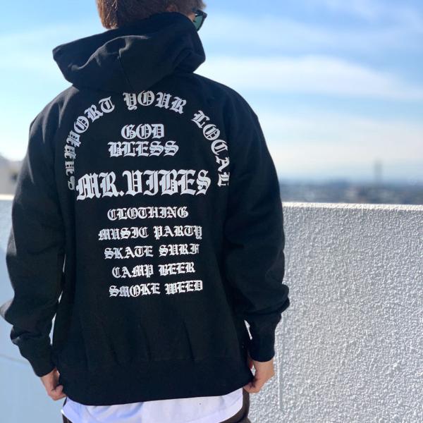 MRV by Mr.vibes パーカー フーディー GOD BLESS P/O HOODIE ヘビ...