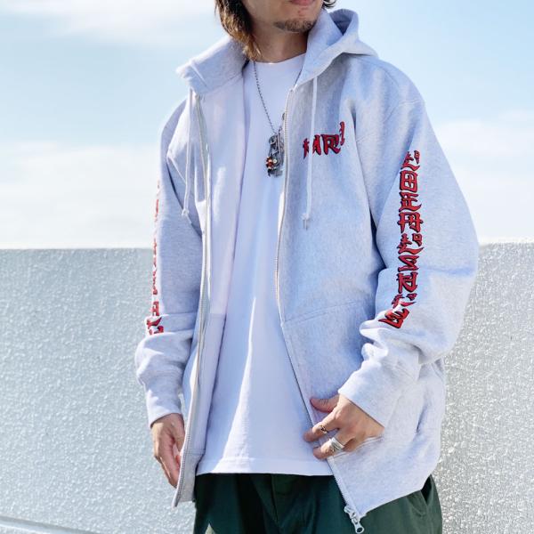MRV by Mr.vibes ジップパーカー フーディー ANIMAL CHILL ZIP HOO...