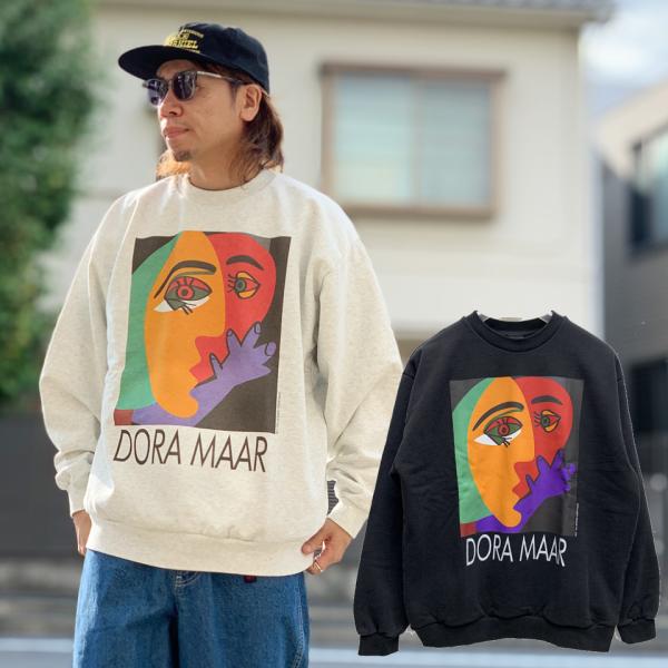 全2色 ノット オーイーエム NOT OEM クルースウェット トレーナー DORA MAAR CR...