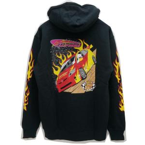 リップンディップ RIPNDIP パーカー RACING HOODIE ブラック 黒 BLACK｜mr-vibes