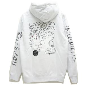 リップンディップ RIPNDIP パーカー TANGLED HOODIE ホワイト 白 WHITE｜mr-vibes