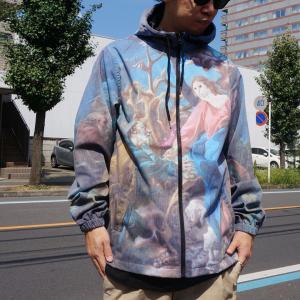 リップンディップ RIPNDIP ナイロンジャケット マウンテンパーカー MAJESTIC HOODED COACHES JACKET ネコ 猫 マルチ