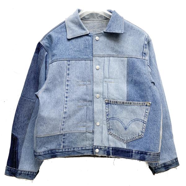 SALE セール スリフティルック THRIFTY LOOK リメイクデニムジャケット DENIM ...