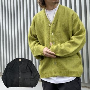 TOWN CRAFT タウンクラフト シャギーカラー カーディガン モヘア TOWN CRAFT / SHAGGY RAGLAN CARDIGAN