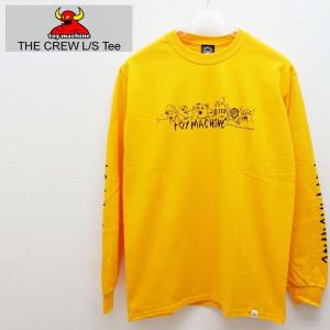 トイマシーン TOY MACHINE ロンT THE CREW L/S Tee TMP19LT24 イエロー YELLOW 黄色｜mr-vibes