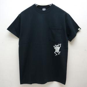 トイマシーン TOY MACHINE Tシャツ ORIGINAL MONSTER POCKET S/S Tee TMS19ST6 ブラック 黒 BLACK｜mr-vibes