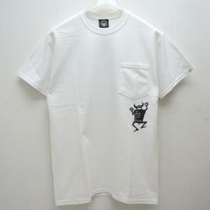 トイマシーン TOY MACHINE Tシャツ ORIGINAL MONSTER POCKET S/S Tee TMS19ST6 ホワイト 白 WHITE｜mr-vibes