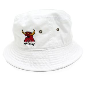 トイマシーン TOY MACHINE バケットハット MONSTER BUCKET HAT ホワイト 白 WHITE K 帽子 TMS19HW24｜mr-vibes