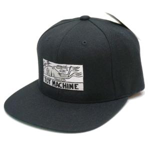 トイマシーン TOY MACHINE キャップ スナップバック DRUGGED EYES B.B CAP ブラック 黒 TMSBHW12｜mr-vibes